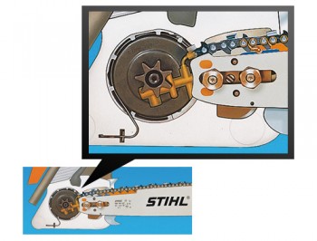Система смазки цепи Ematic Stihl экономит 50% масла
