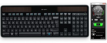 Logitech Solar App – контроль питания клавиатуры